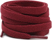 GRAH SANGRAH® (2 Pair) Shoelaces for Hiking Shoes, Outdoor Walking Sneakers, Outdoor Hiking, Climbing, Basketball, Work Boot, Running , Sport Shoes  - 120 CM, Maroon